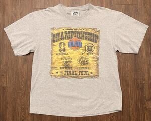 Final Four 1998 NCAA The Big Ticket Gray T Shirt Vintage Size XL Basketball